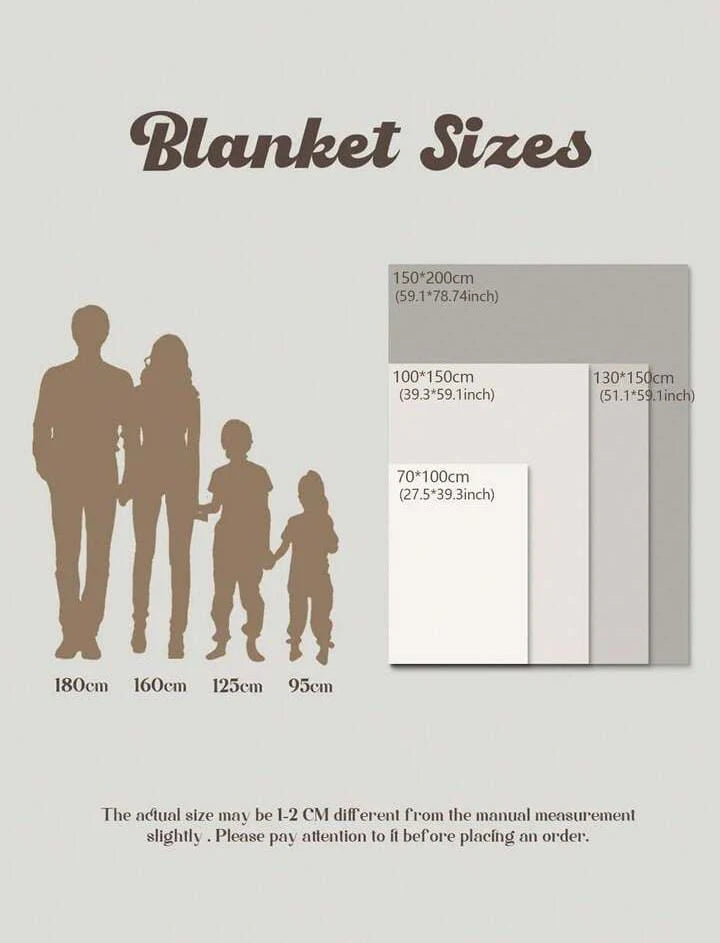 Custom Illustrated Pet Portrait Blanket – Personalized Fleece Comfort