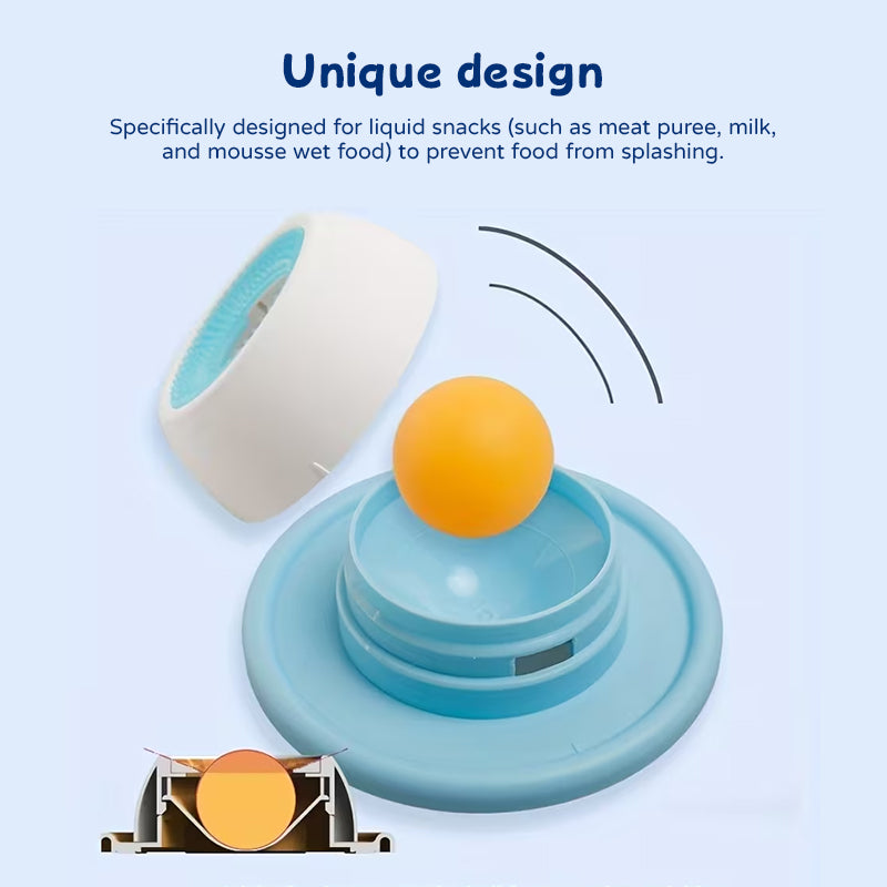 Slow Feeder Lick Mat for Dogs and Cats - Reduce Anxiety, Interactive Training & Licking Bowl for Puppies and Kittens