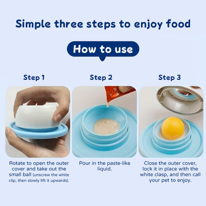 Slow Feeder Lick Mat for Dogs and Cats - Reduce Anxiety, Interactive Training & Licking Bowl for Puppies and Kittens