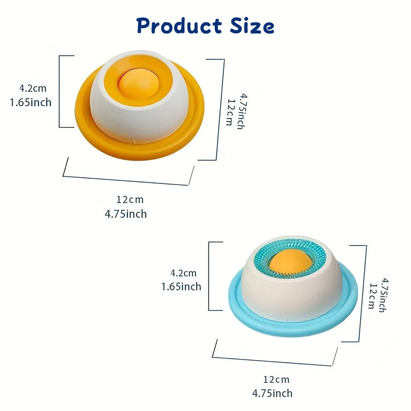 Slow Feeder Lick Mat for Dogs and Cats - Reduce Anxiety, Interactive Training & Licking Bowl for Puppies and Kittens