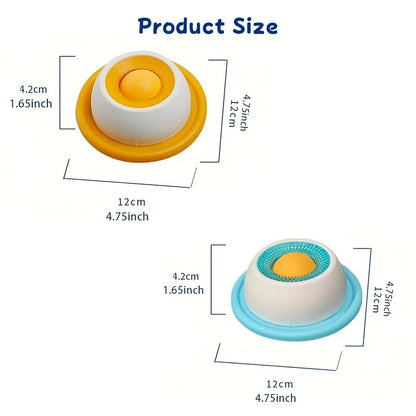 Slow Feeder Lick Mat for Dogs and Cats - Reduce Anxiety, Interactive Training & Licking Bowl for Puppies and Kittens