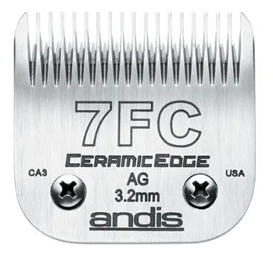 Andis CeramicEdge® Detachable Blade – Size 7FC | 3.2mm Cool‑Running Finishing Blade