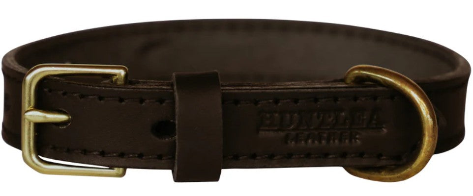 Huntlea Lion Dog Leather Collar