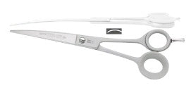 Roseline 7.5″ Curved Scissors With Finger Rest | Professional Grooming Shears