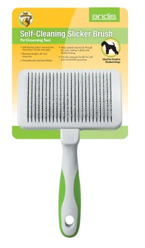 Andis Self‑Cleaning Slicker Brush